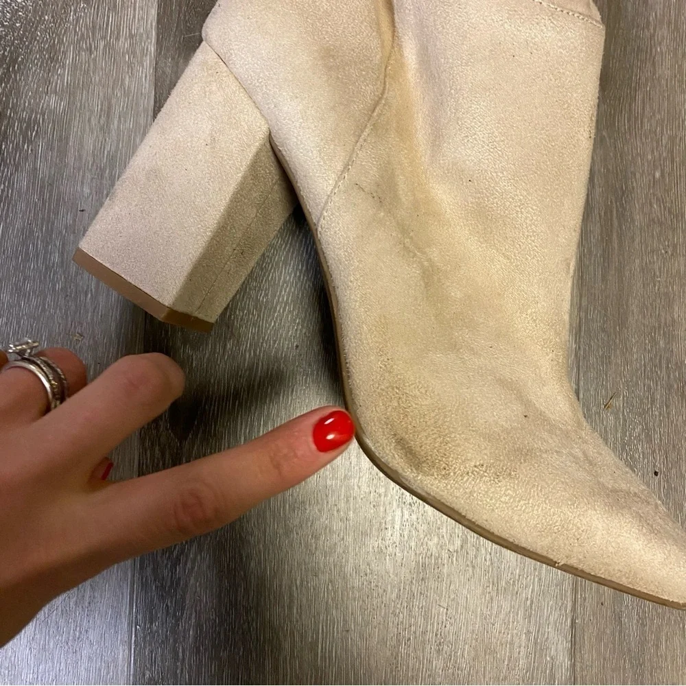 BP | Cali Stretch Over The Knee Vegan Suede Boots In Taupe Size 9.5 NWOT